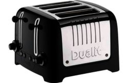 Dualit DPP4 4 Slice Lite Toaster - Black